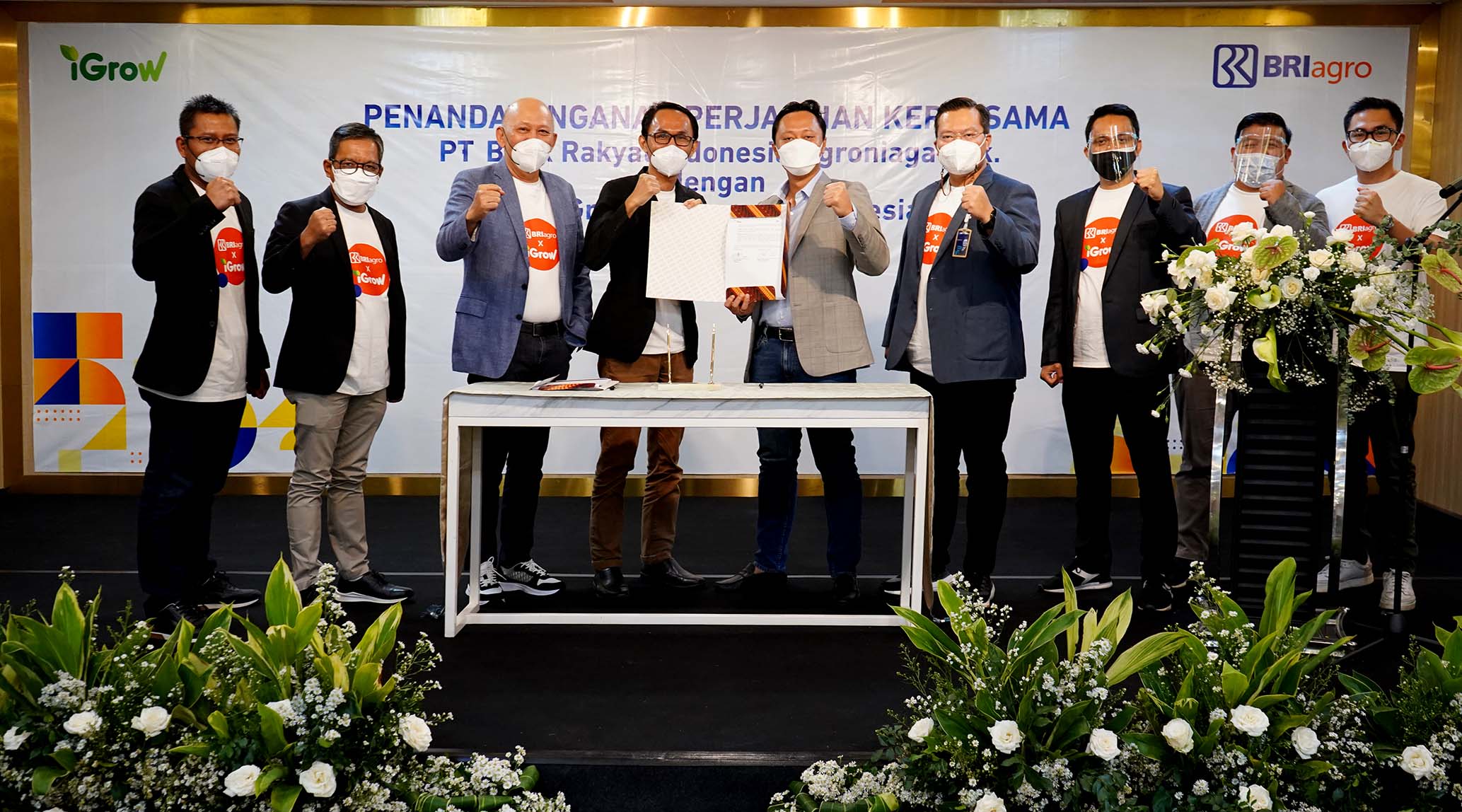 Kerja sama BRI Agro dan iGrow