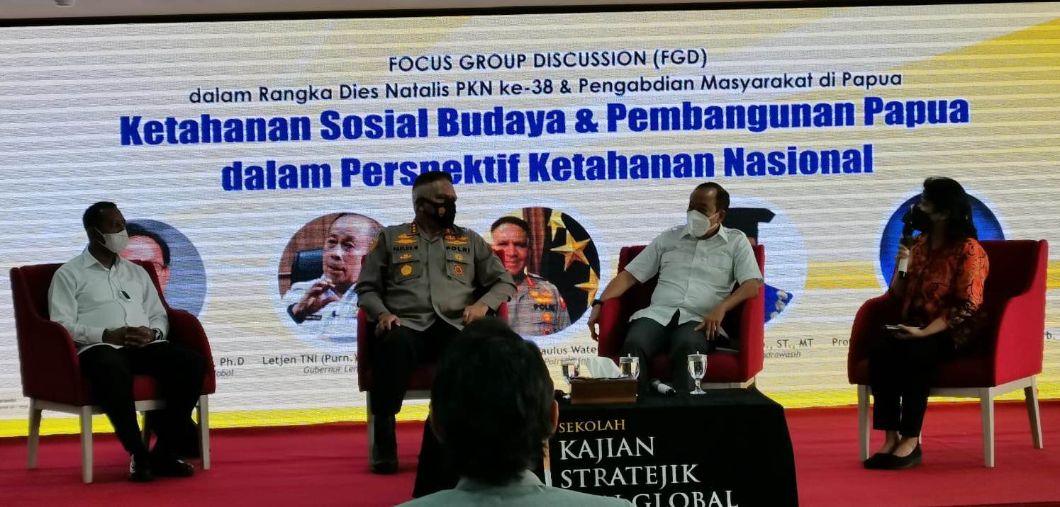 FGD Ketahanan Sosial dan Pembangunan Papua dalam Perspektif Ketahanan Nasional, Kamis (7/10)