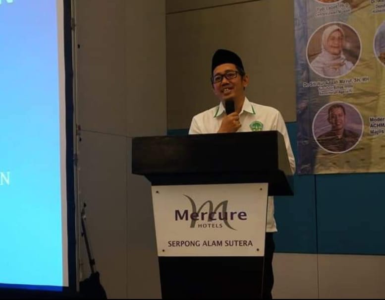  Ketua Umum DPP Generasi Muda Mathla'ul Anwar, Ahmad Nawawi.