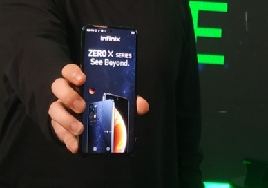 Tampilan  Infinix Zero X Series yang diluncurkan di Sleman Creative Space, Selasa (5/10)