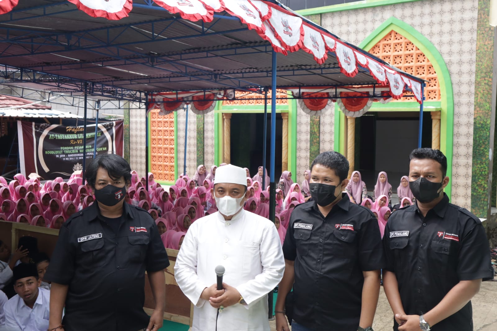Sahabat Ganjar di Pondok Pesantren Roudhotut Tholibin Hidayatul Que'an, Pemalang, Jawa Tengah