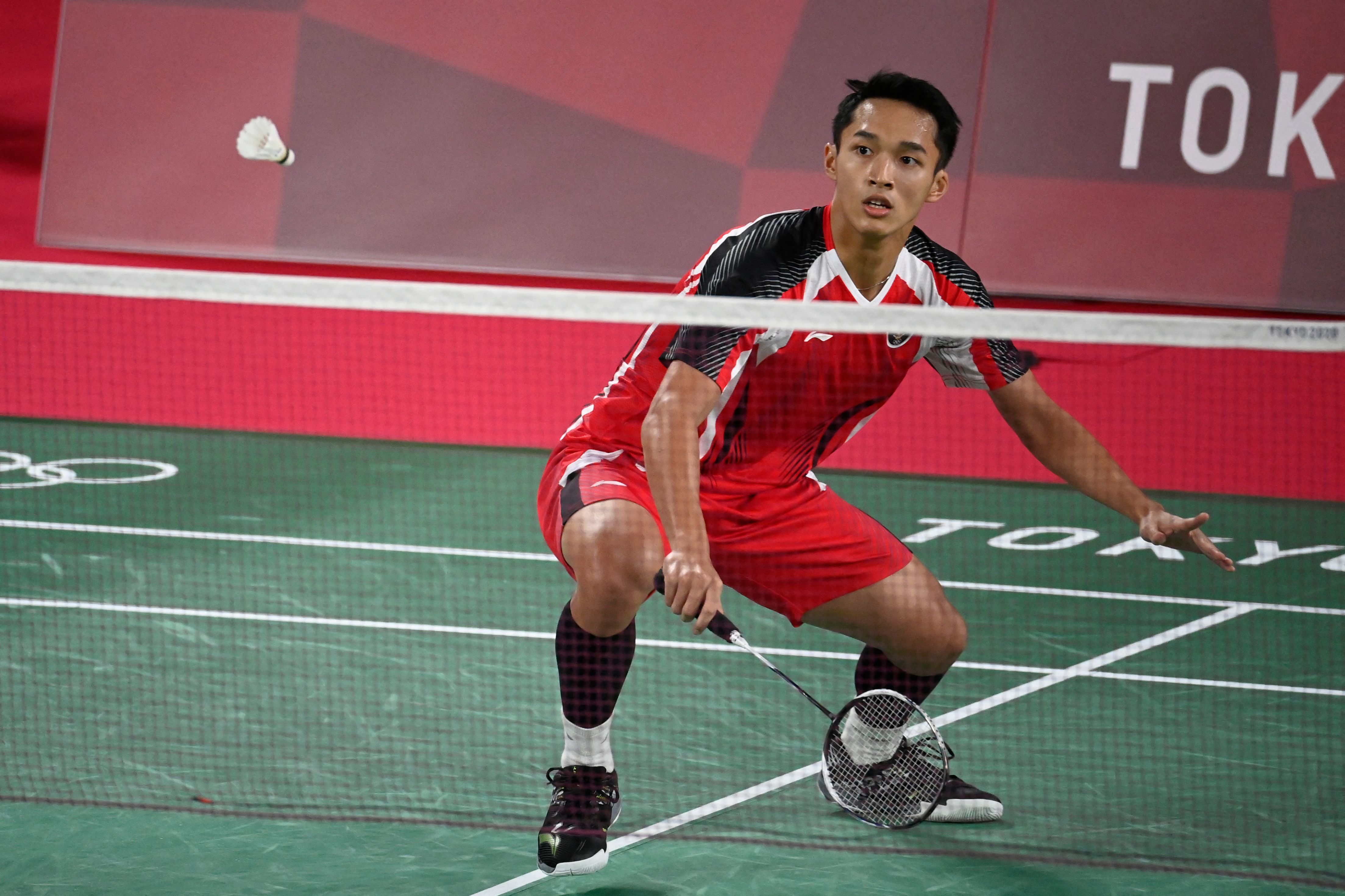 Jonatan Christie bawa tim Piala Thomas Indonesia unggul sementara atas Taiwan.