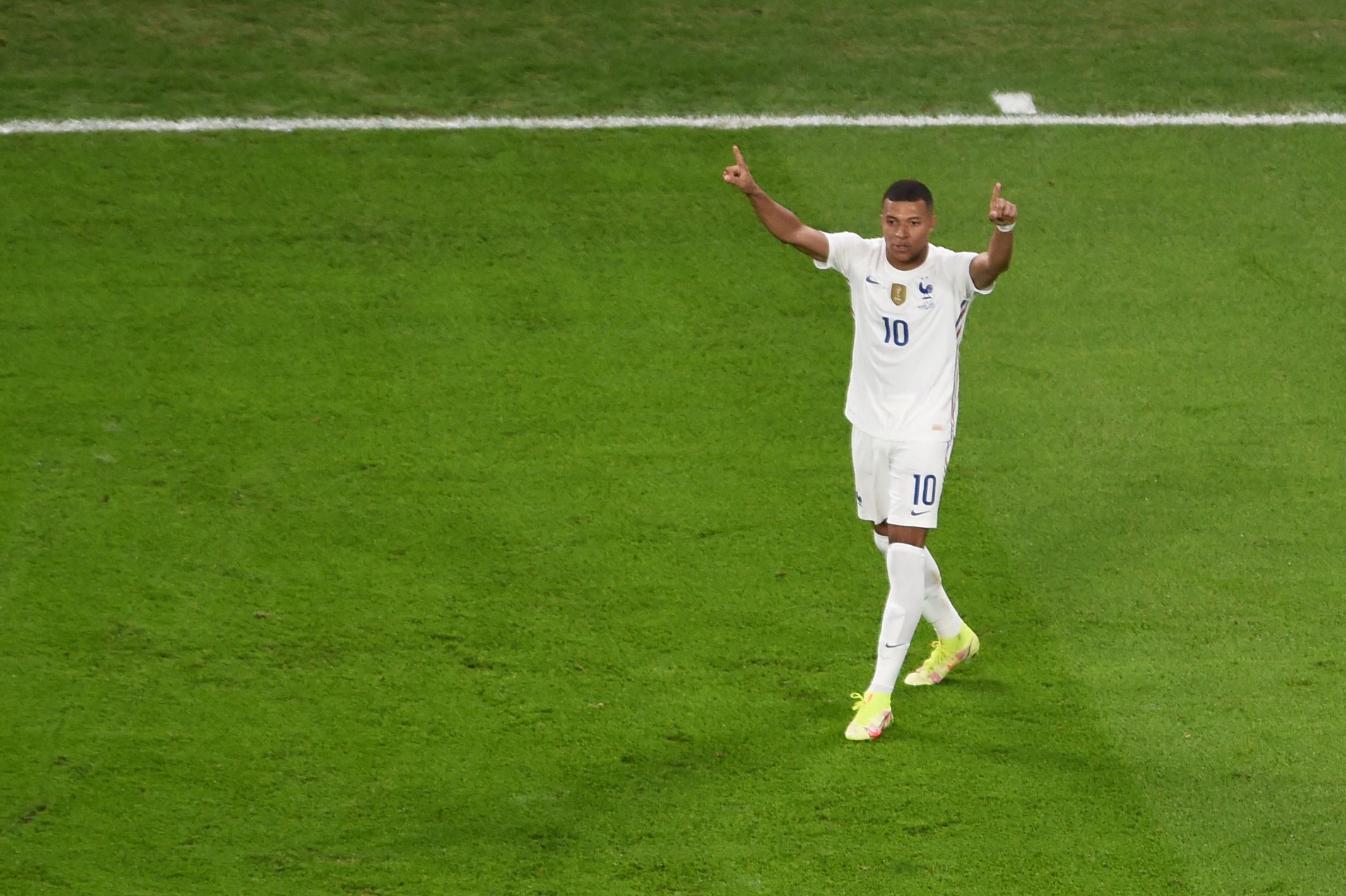 Penyerang timnas Prancis Kylian Mbappe