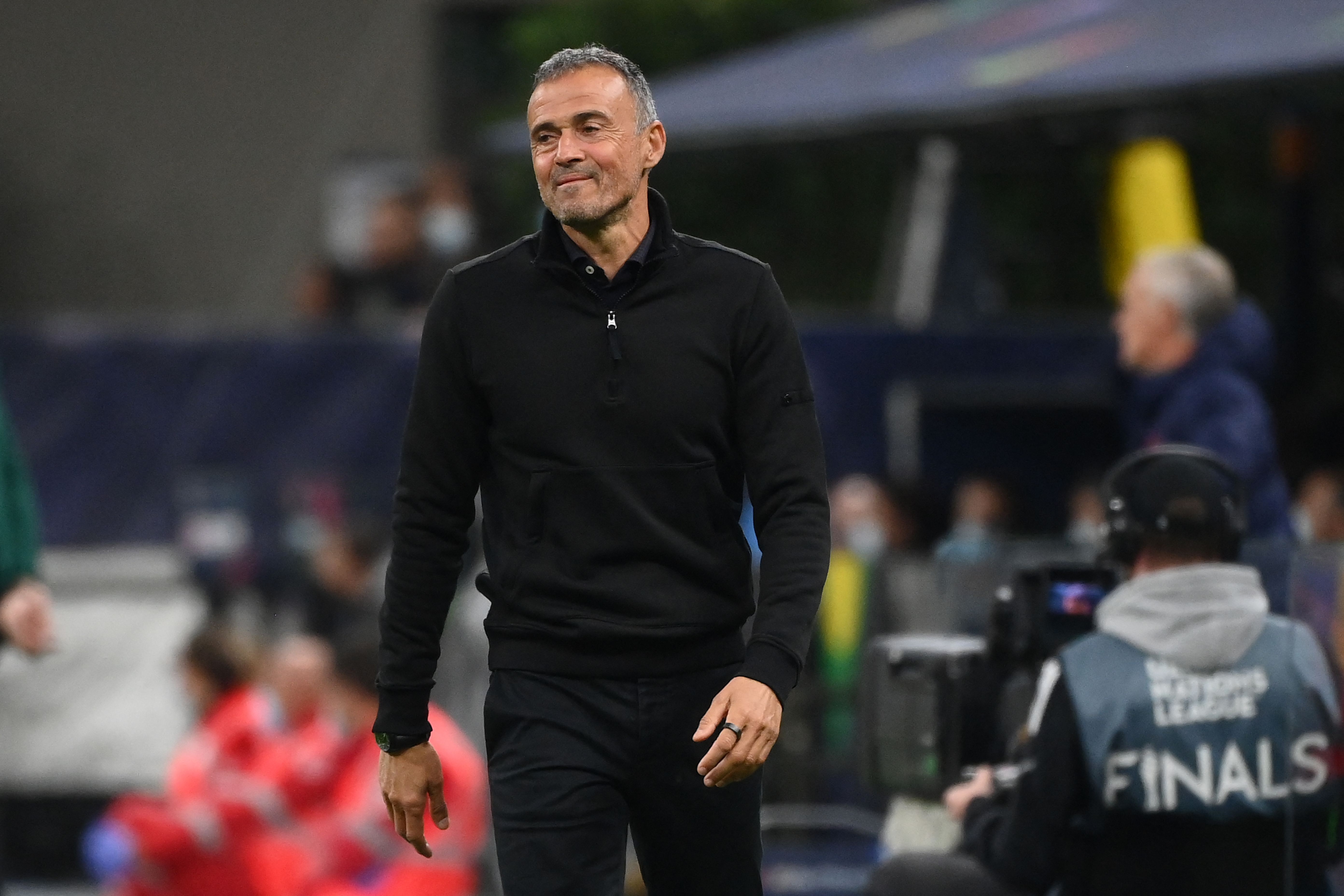 Pelatih timnas Spanyol Luis Enrique.