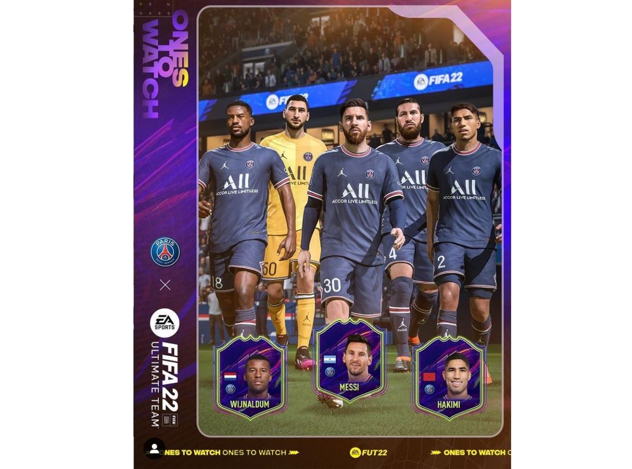 Tampilan dari gim FIFA 22