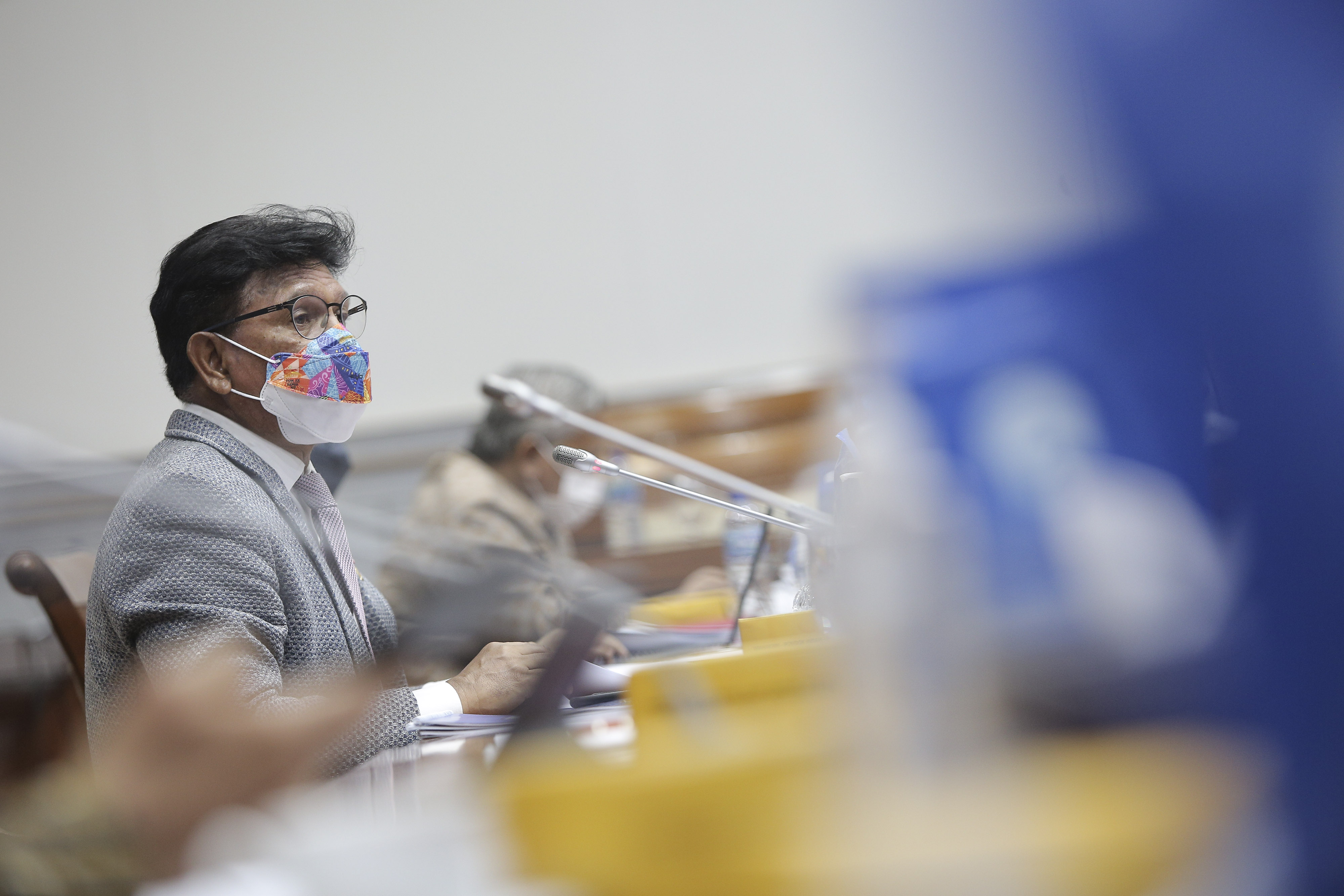 Menteri Komunikasi dan Informatika Johnny G Plate.