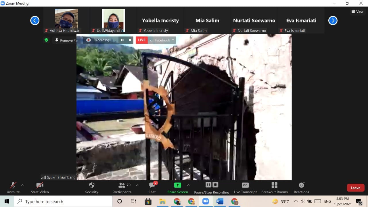 Virtual tour ke tambang batubara Ombilin.