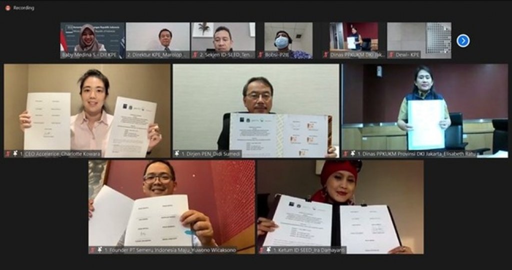 Penandatanganan MoU dilakukan secara virtual hari ini, Selasa (26/10).