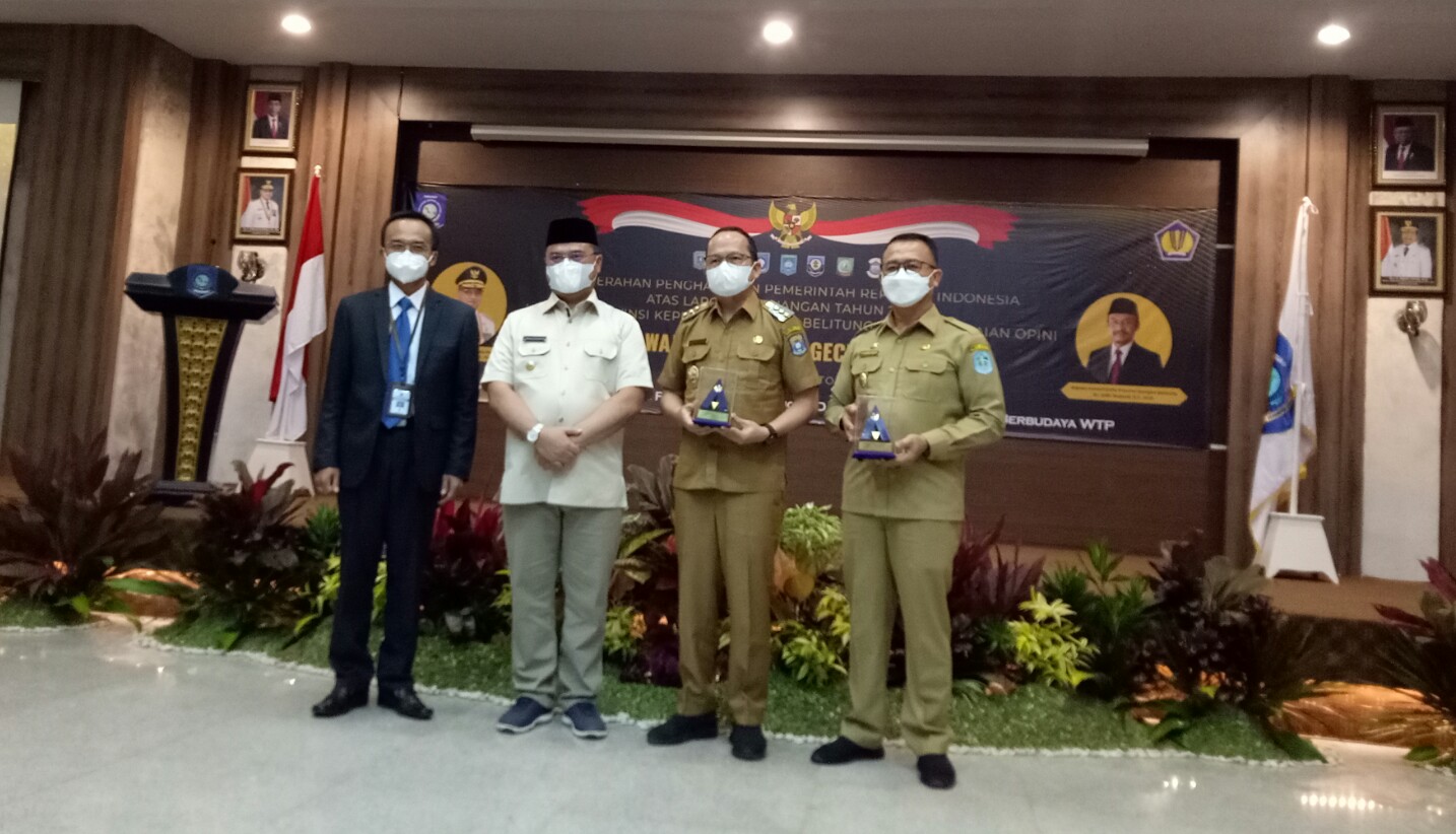Pemprov Bangka Belitung meraih opini WTP dari BPK untuk keempatkalinya