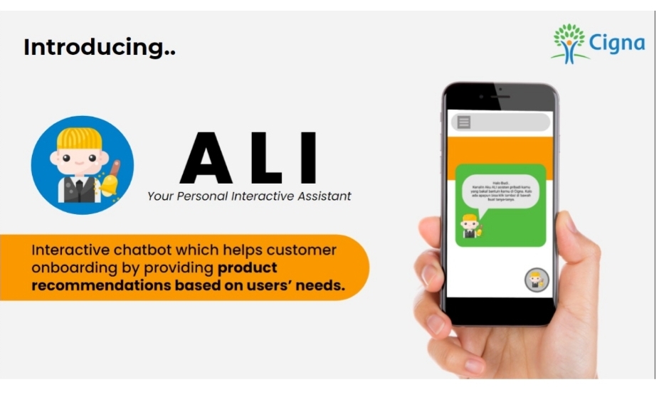 ALI ( Asisten Layanan Interaktif) chatbot yang dirancang Mahasiswa FMIPA.