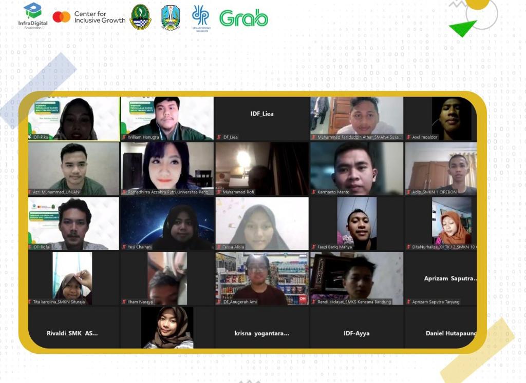 Para peserta Cybersecurity Training sub-batch 2 dan 3 yang diikuti siswa SMK dan luluasan SMK.