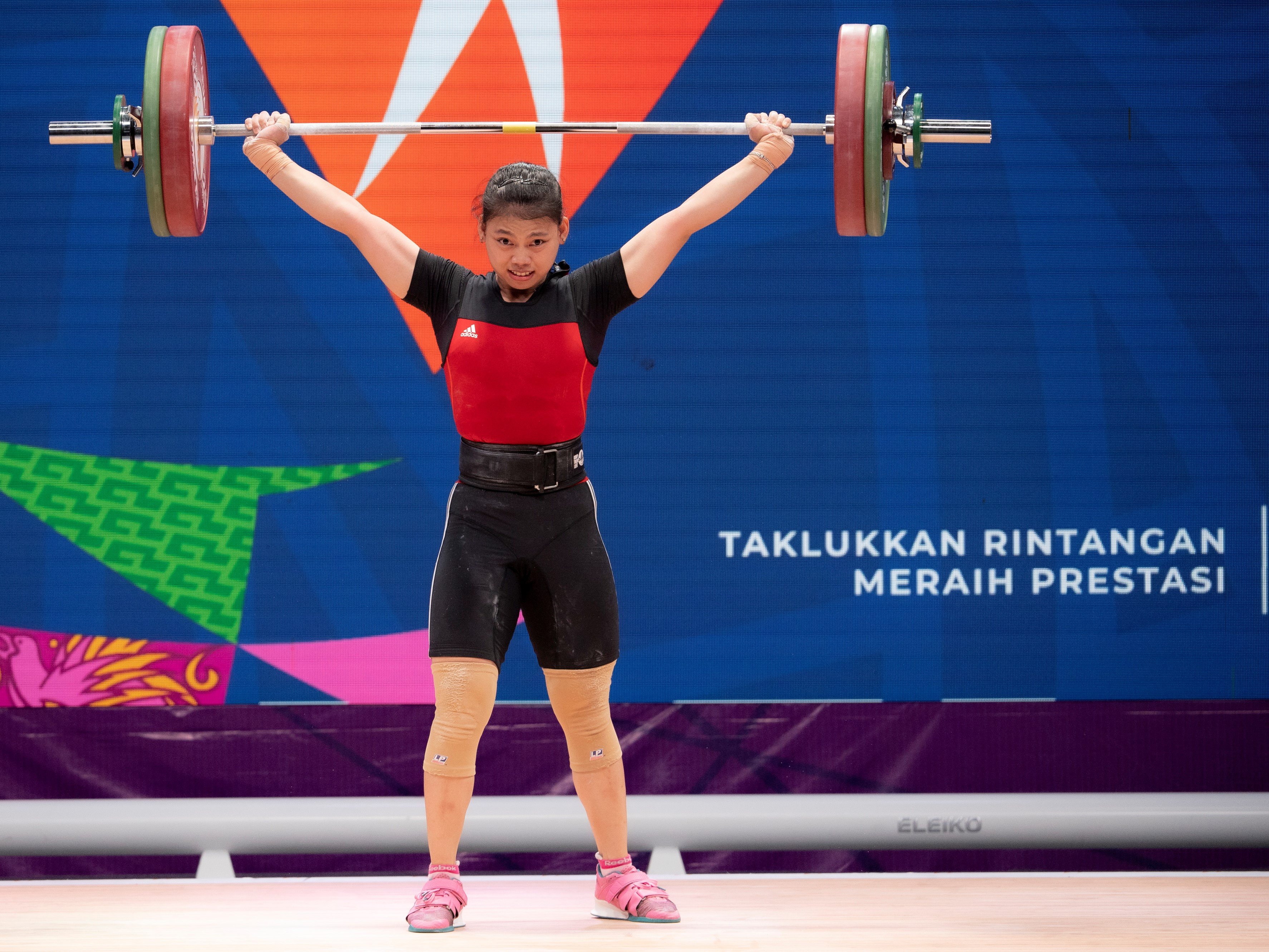 Lifter putri Jawa Barat Alfiah R Tsabitha. 