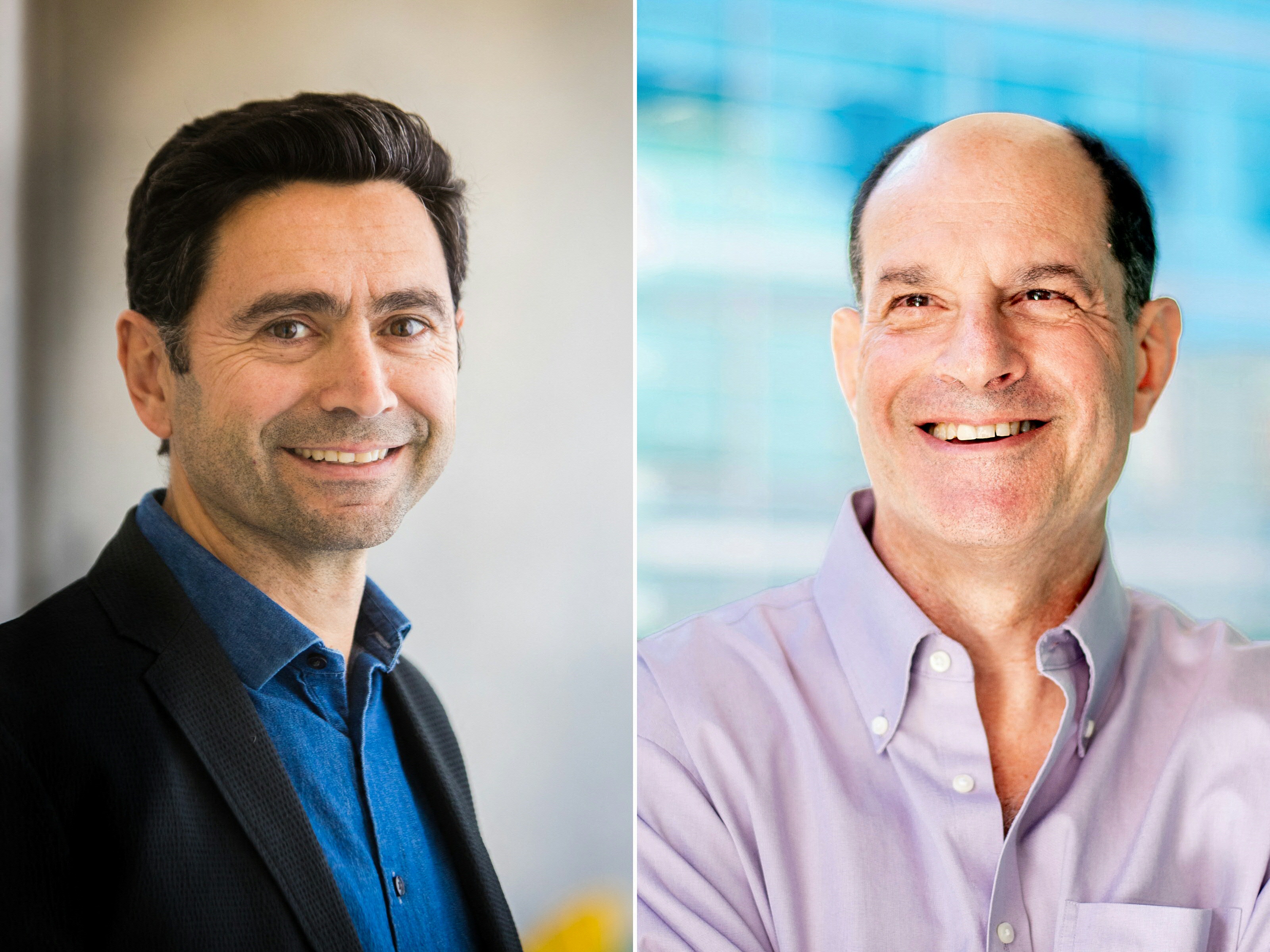 Pemenang Nobel Kesehatan Ardem Patapoutian (kiri) dan David Julius.