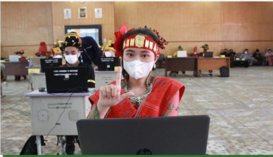  Uji Kemahiran Berbahasa Indonesia (UKBI) Adaptif Merdeka diikuti secara daring oleh 5.000 pelajar setingkat SMA dan SMK di Sumatra Utara.