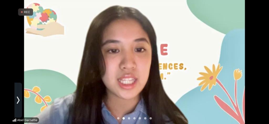 Keisha Annabel Garnette, akrab dipanggil Abel, selaku salah satu dari Top 12 Finalists Ambassador of Public Health AMSA-Indonesia. 