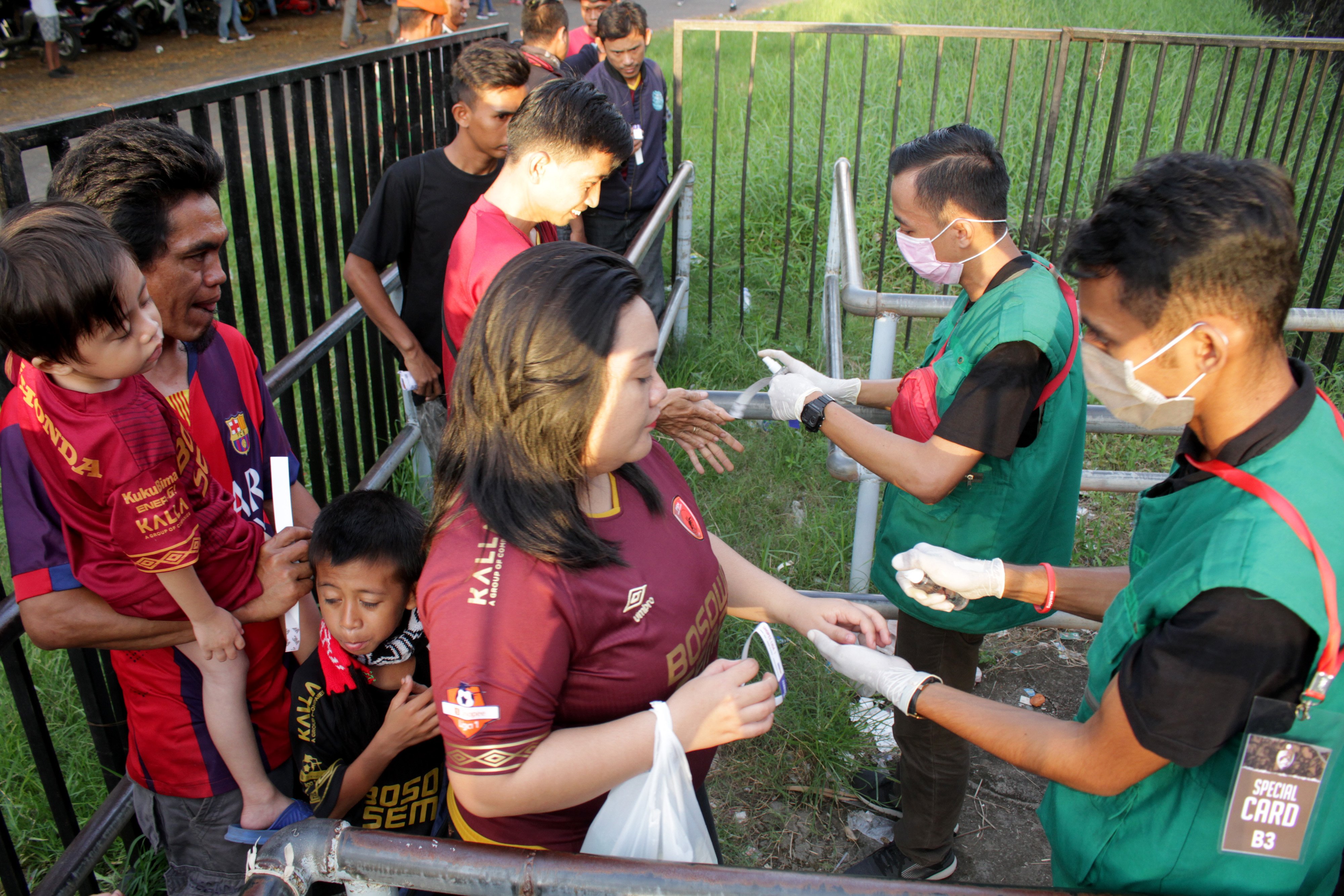 Ilustrasi suporter sepak bola