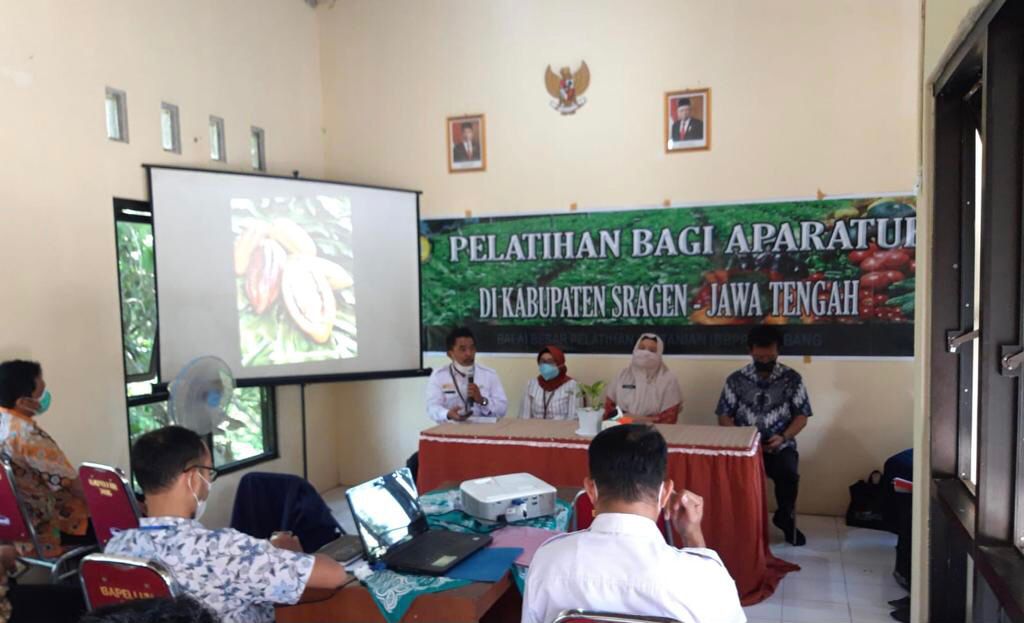 BBPP Lembang bekerja sama dengan Pemda Sragen menggelar Pelatihan Teknis bagi Petani dan Penyuluh di Kabupaten Sragen, pada 20-22 Oktober 