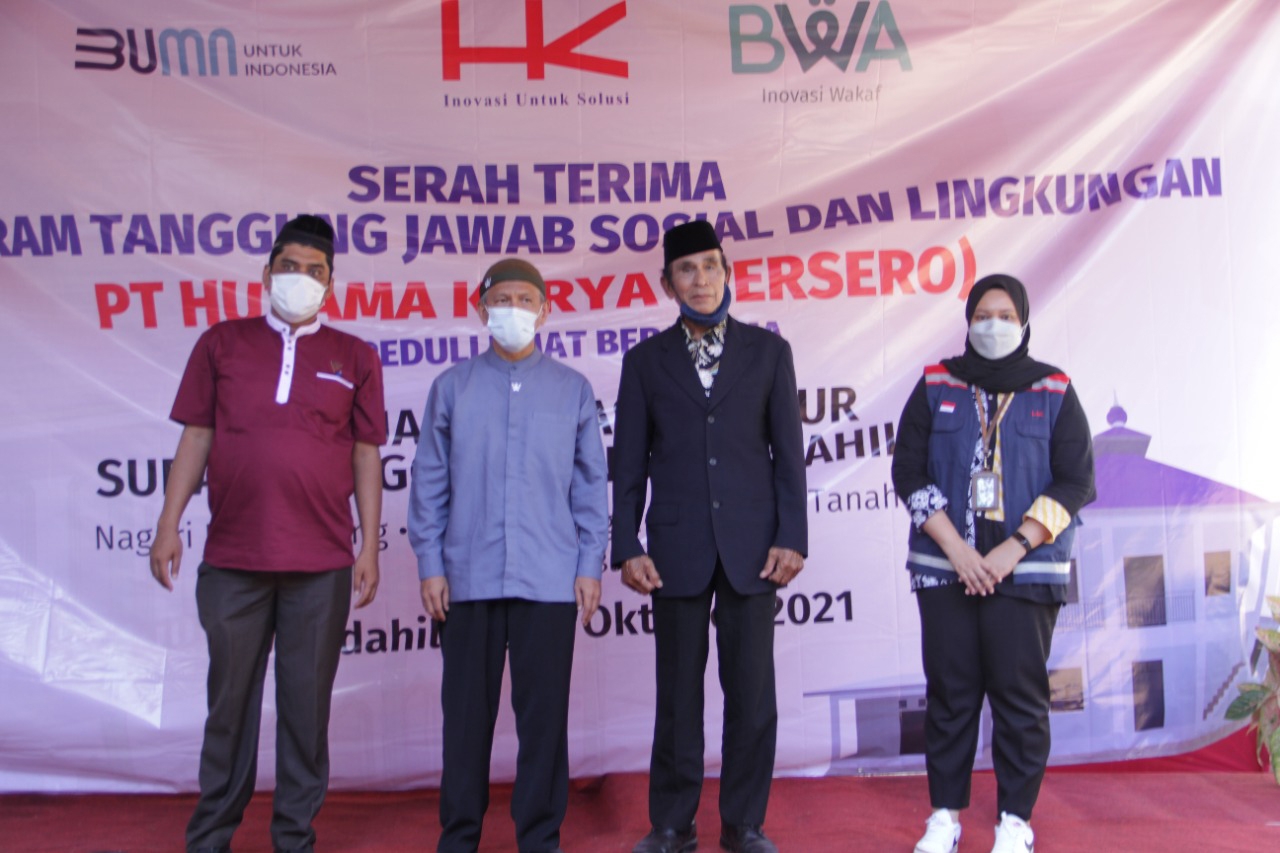 Peresmian renovasi Surau Bungo di Desa Mandahiling Ludai, Pagaruyung, Sumatera Barat