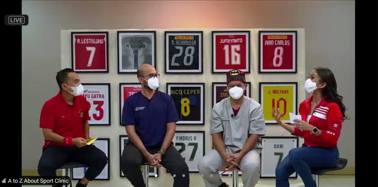 Acara Talk Show “A to Z About Sport Clinic.