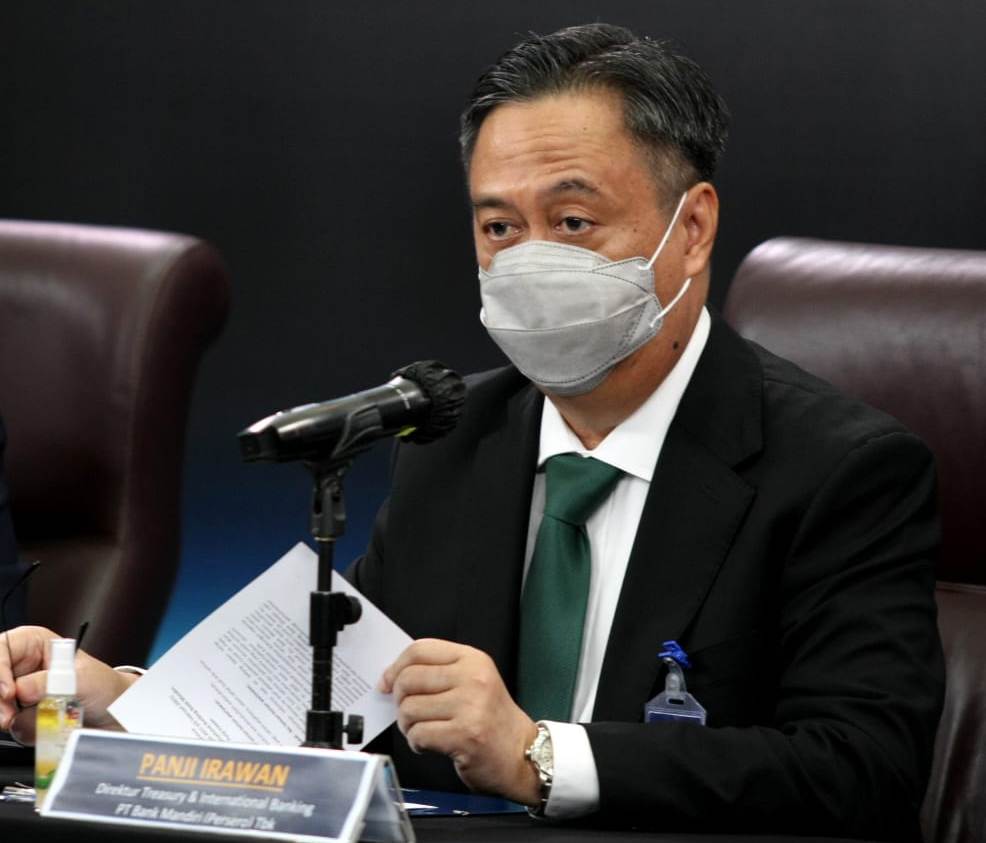 Direktur Treasury & International Banking Bank Mandiri Panji Irawan.