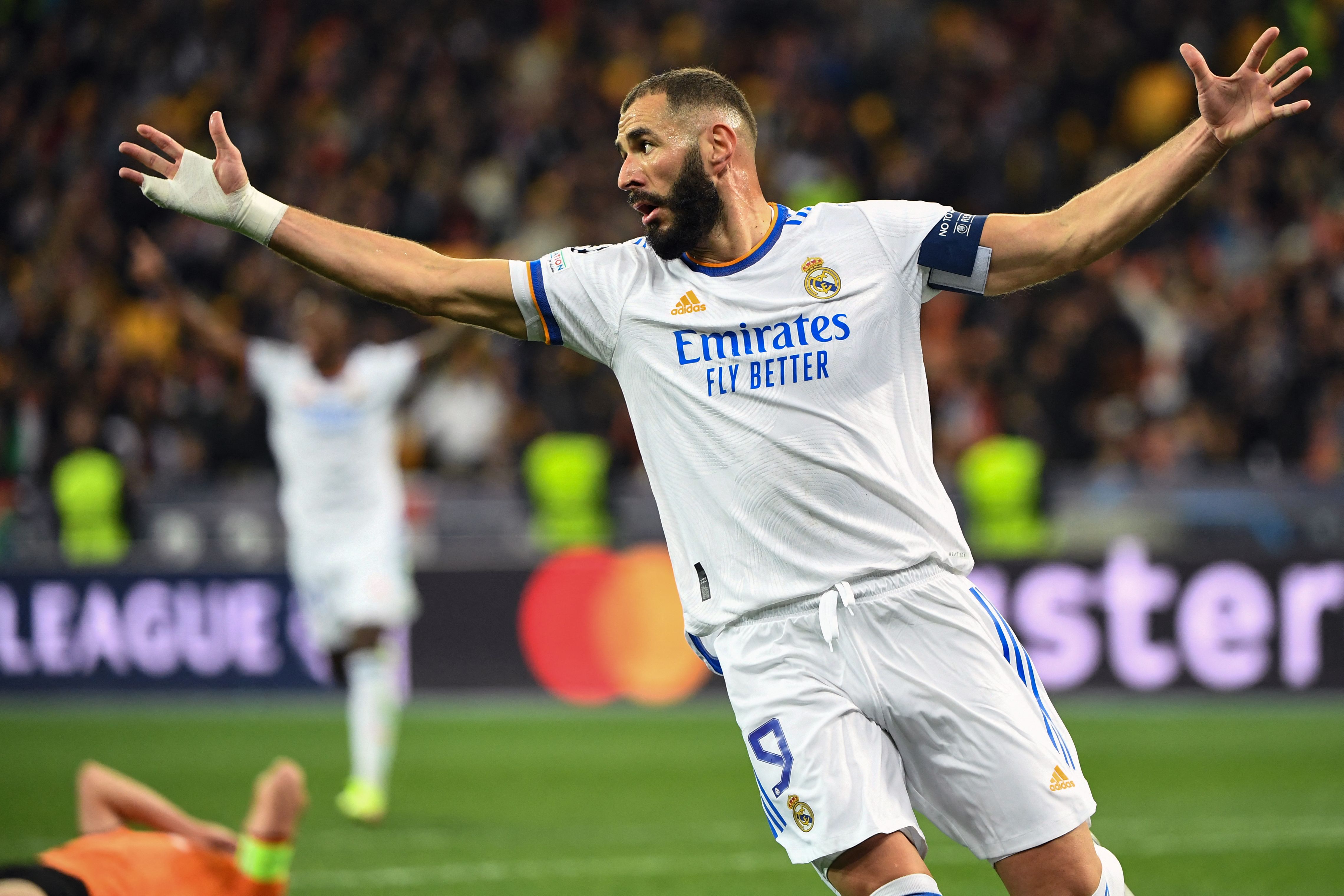 Penyerang Real Madrid Karim Benzema