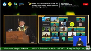 UNJ Gelar Wisuda Secara Virtual 