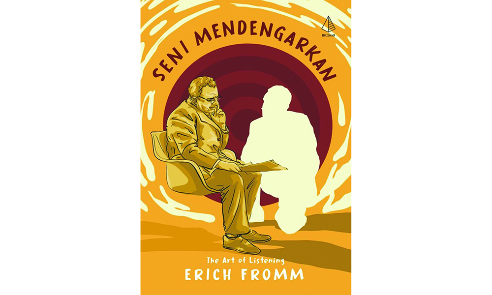 Cover buku Seni mendengarkan.