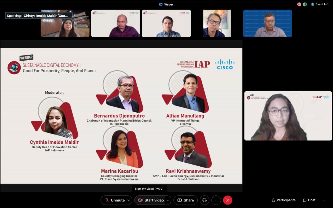 Webinar Sustainable Digital Economy. Good for Prosperity, People and Planet.  