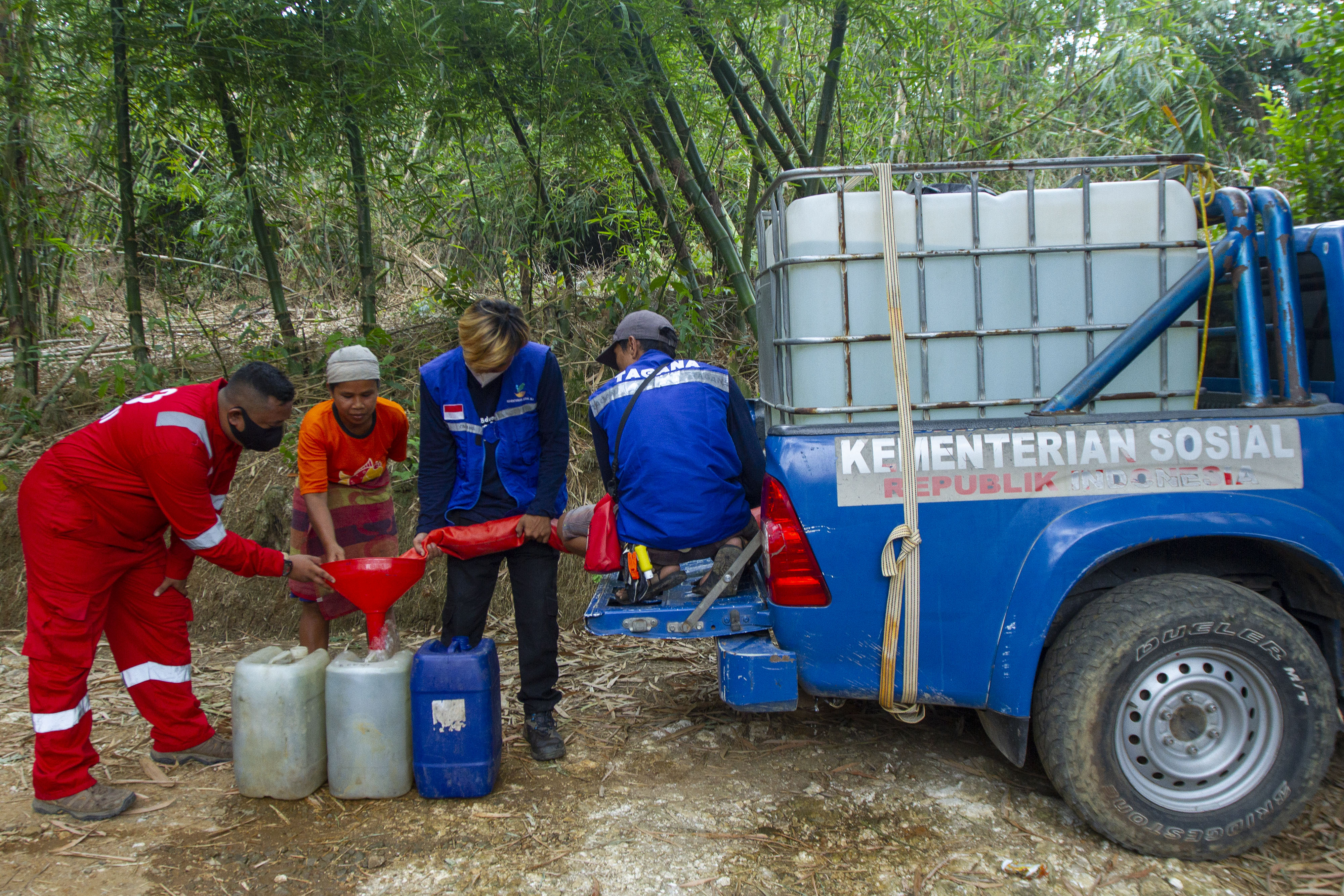 Ilustrasi penyaluran air bersih
