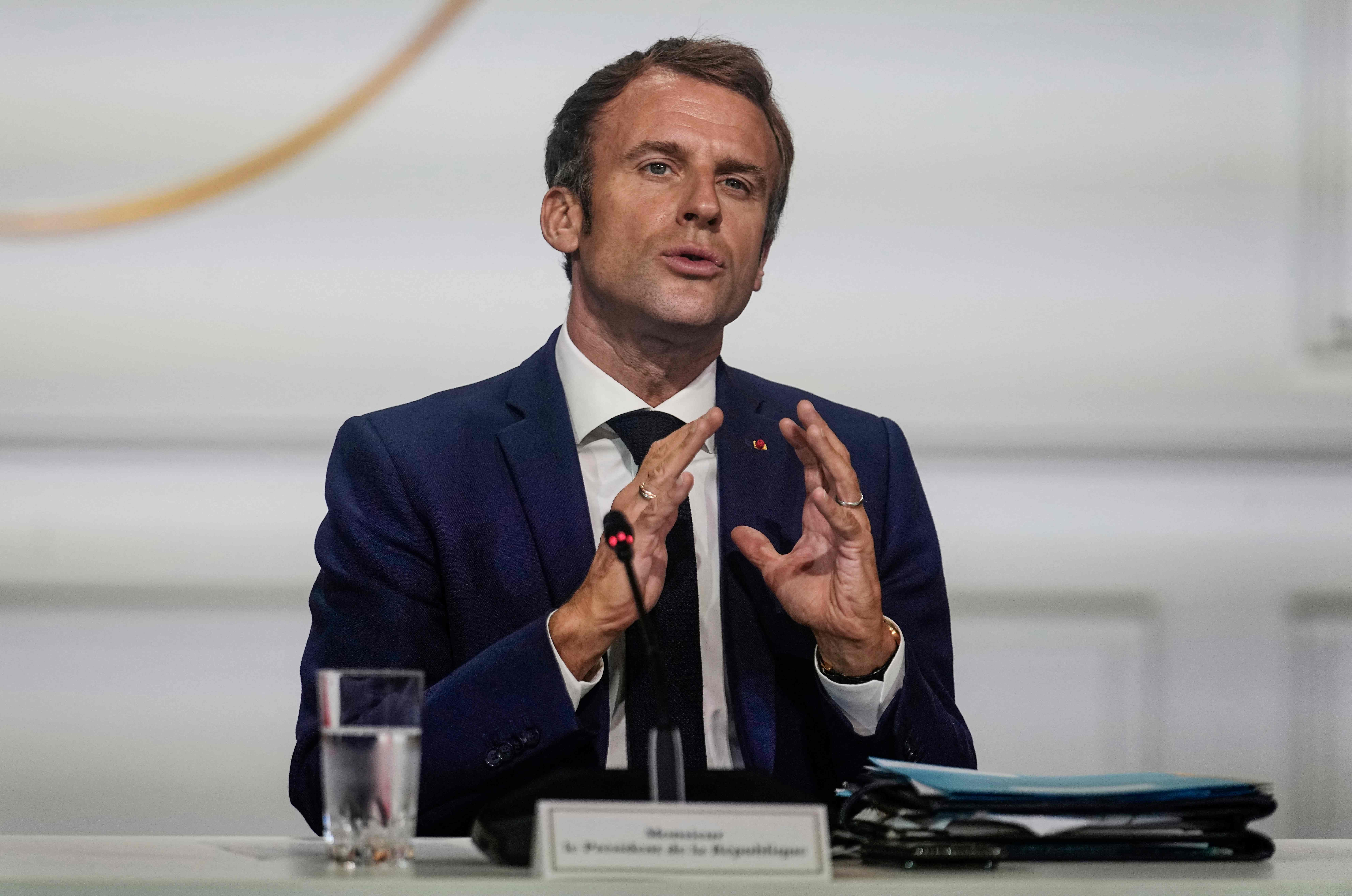 Presiden Prancis Emmanuel Macron