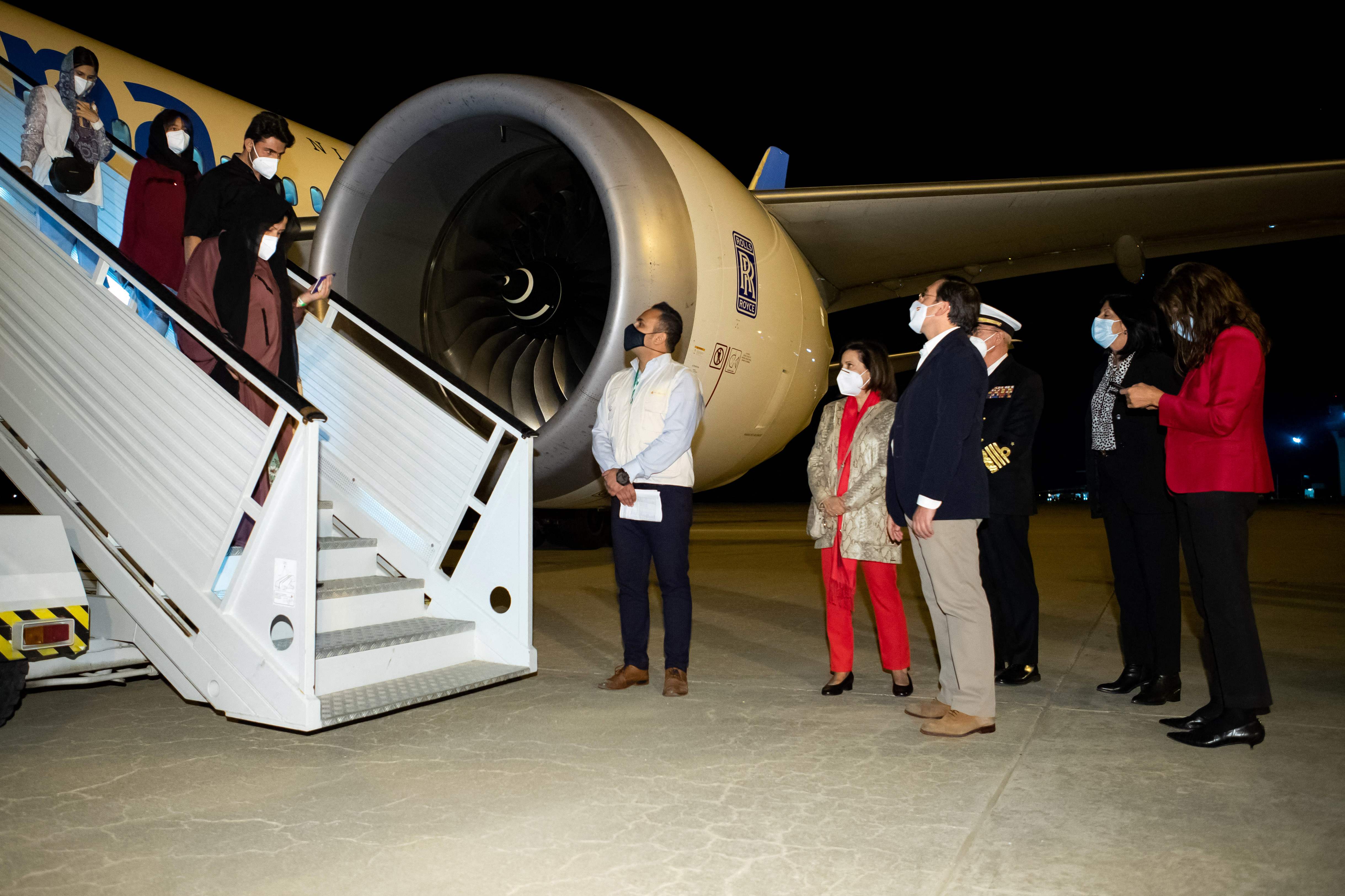 Pengungsi Afghanistan tiba di Spanyol