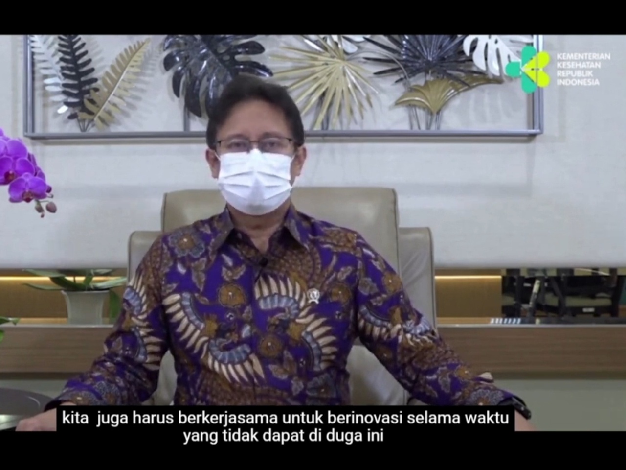 Menteri Kesehatan Budi Gunadi Sadikin