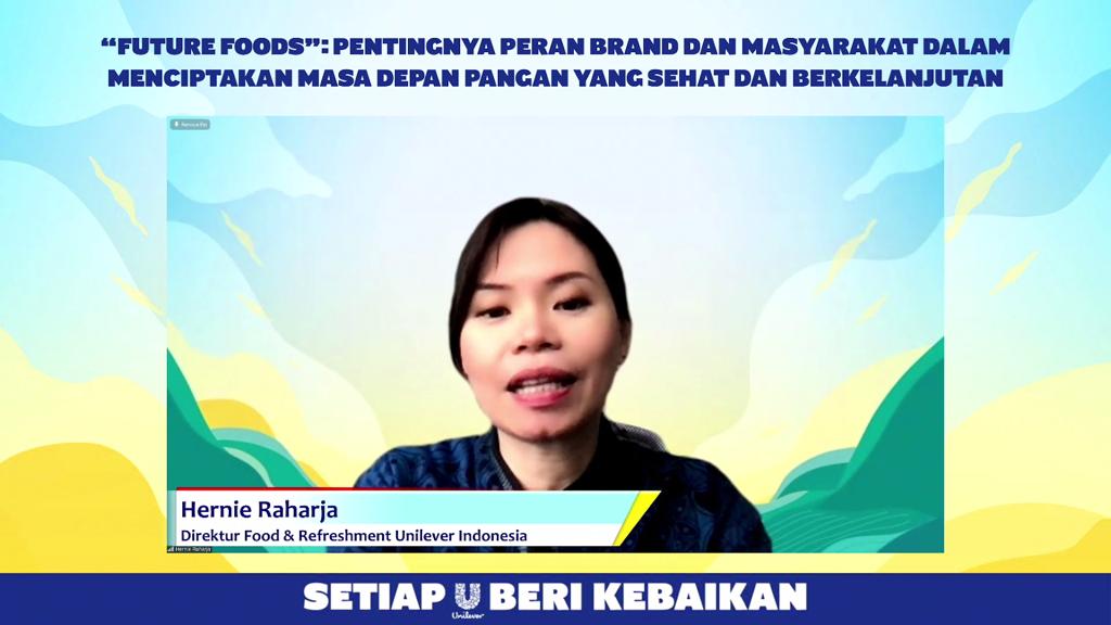 Direktur Foods & Refreshements PT Unilever Indonesia, Tbk,  Hernie Raharja. 