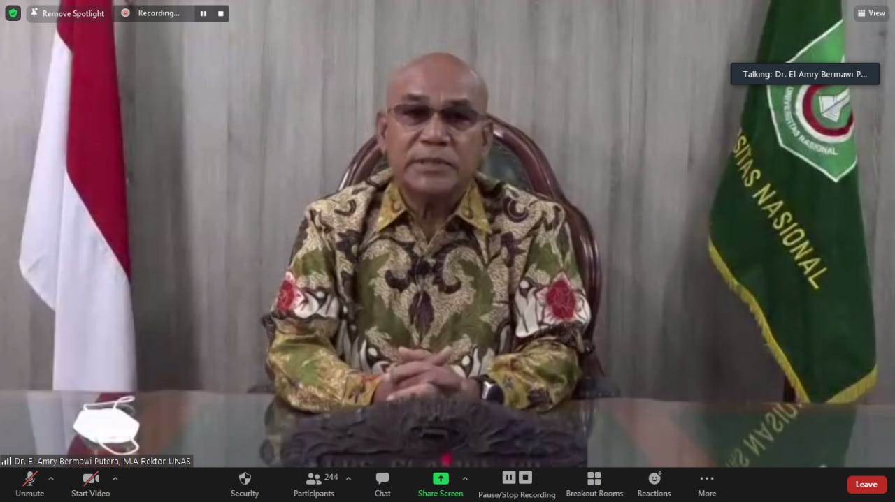 Ketua Konsorsium bidang Ilmu Alam, Dr. El Amry Bermawi Putera, M.A.