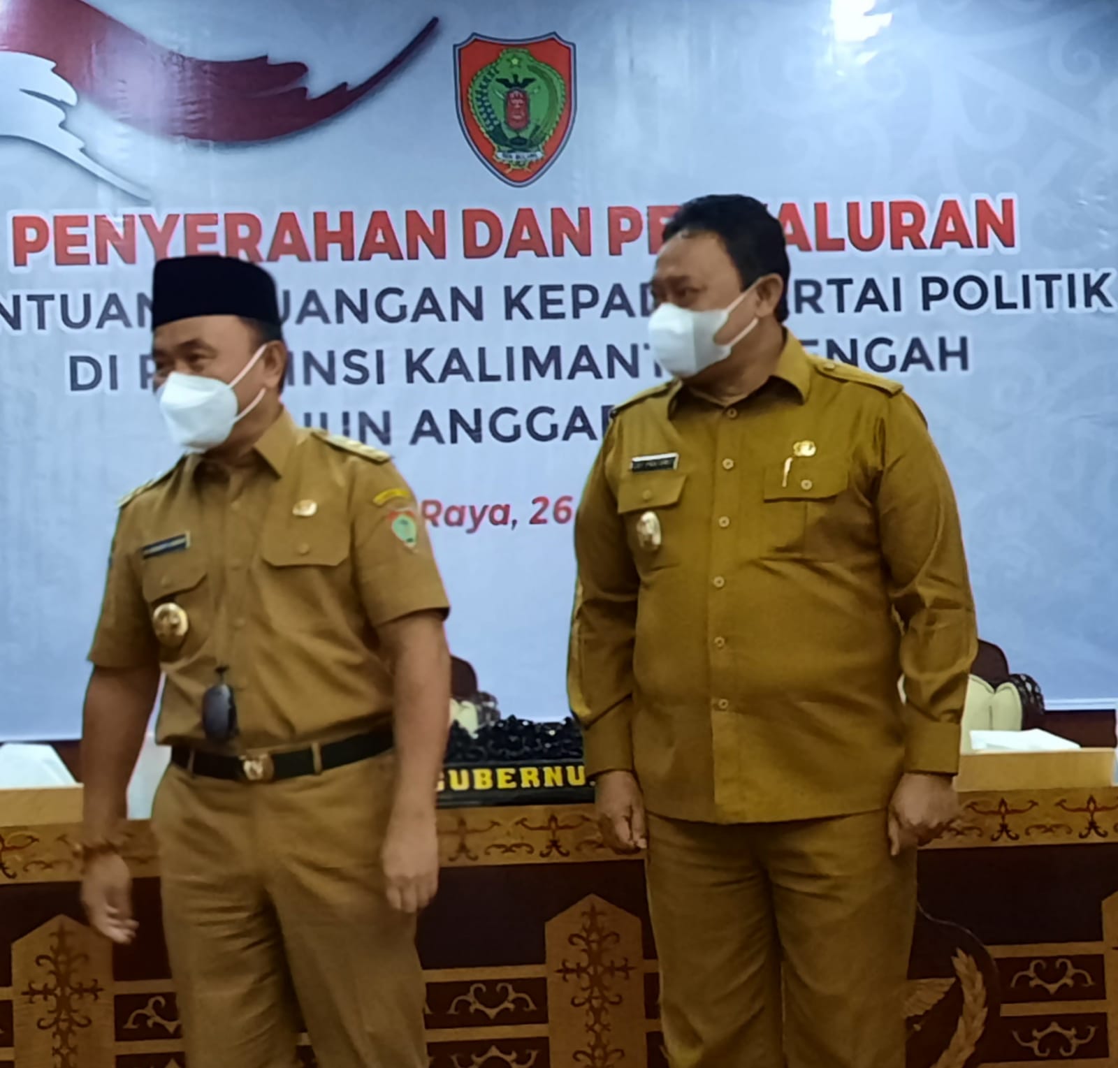 Gubernur Kalteng Sugianto Sabran (kiri) dan Wakil Gubernur Edy Pratowo