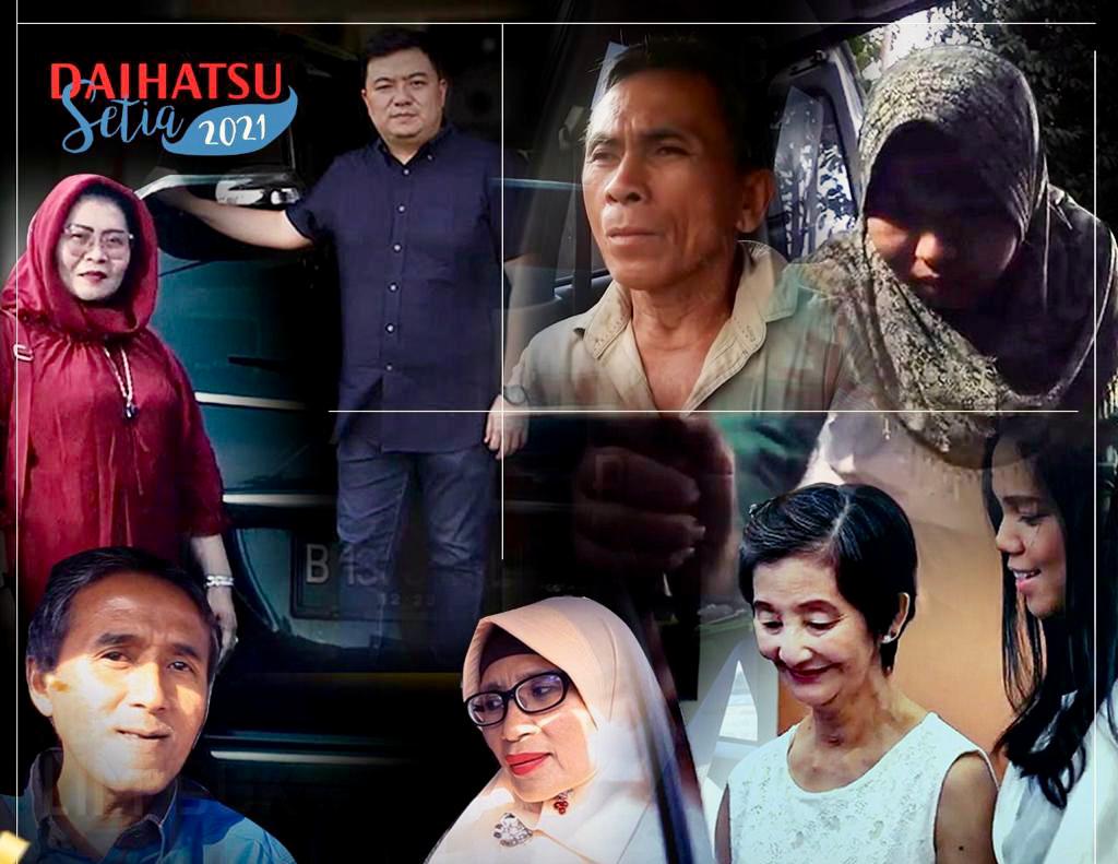 Ilustrasi para Sahabat Daihatsu yang telah berbagi cerita seru dan menarik bersama mobil Daihatsu mereka.