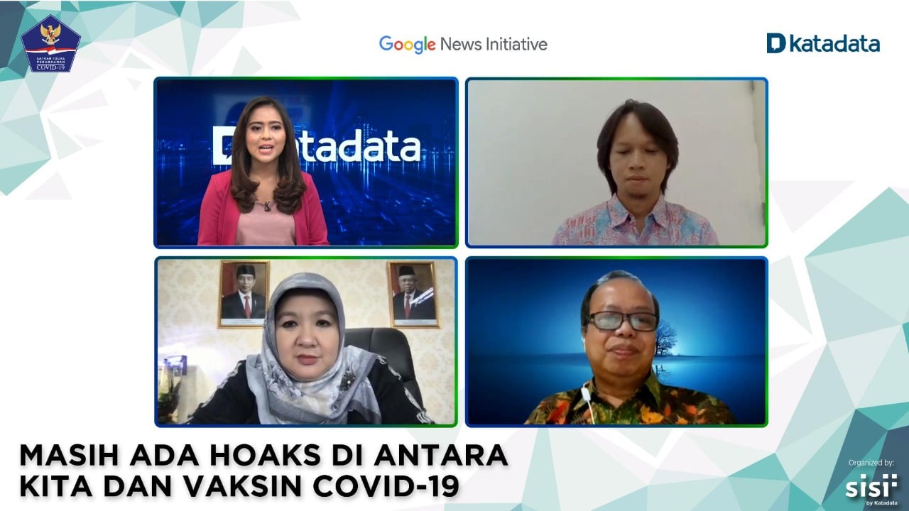 Diskusi mengenai hoaks vaksin Covid-19