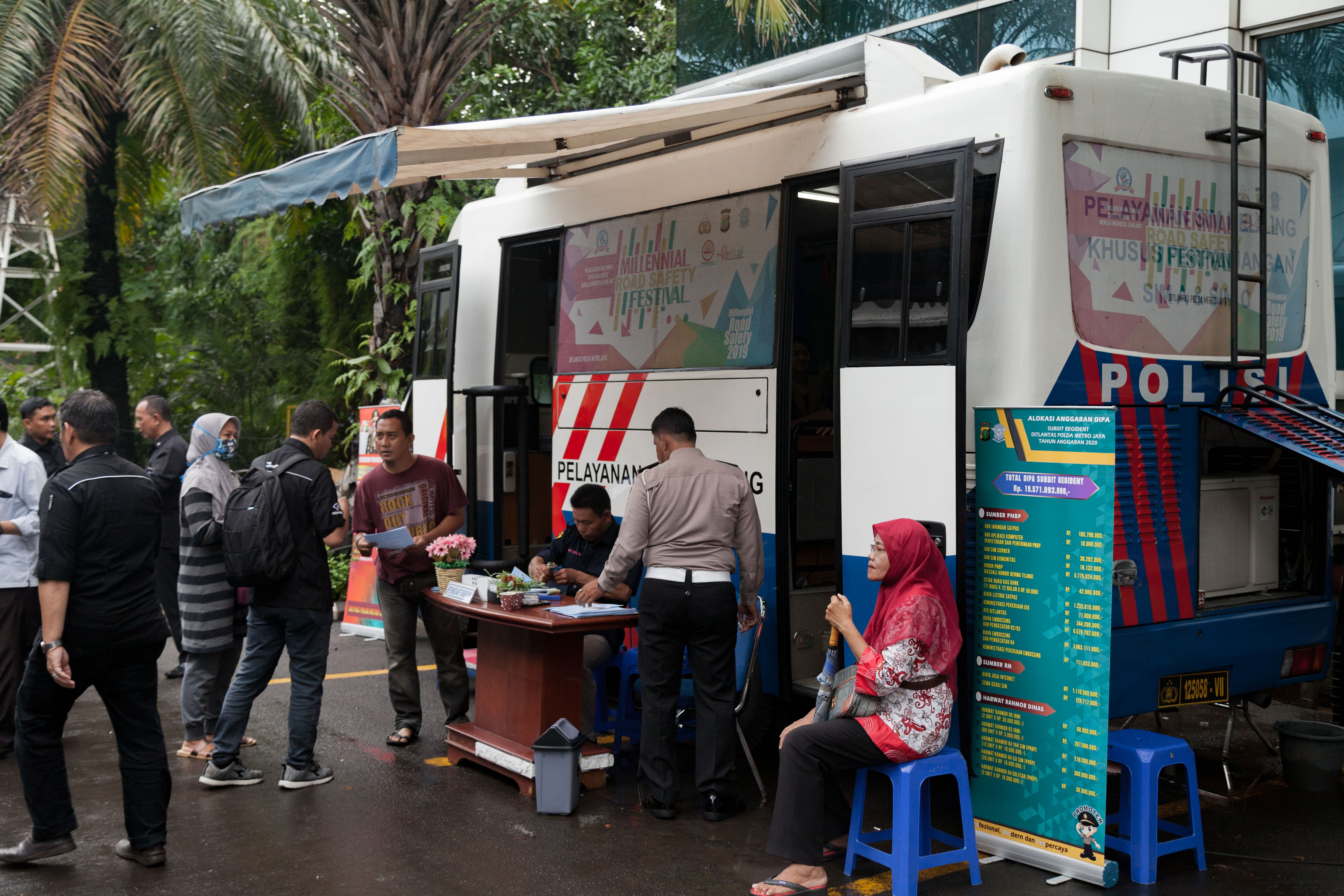 Layanan SIM Keliling hanya untuk memperpanjang masa berlaku SIM.