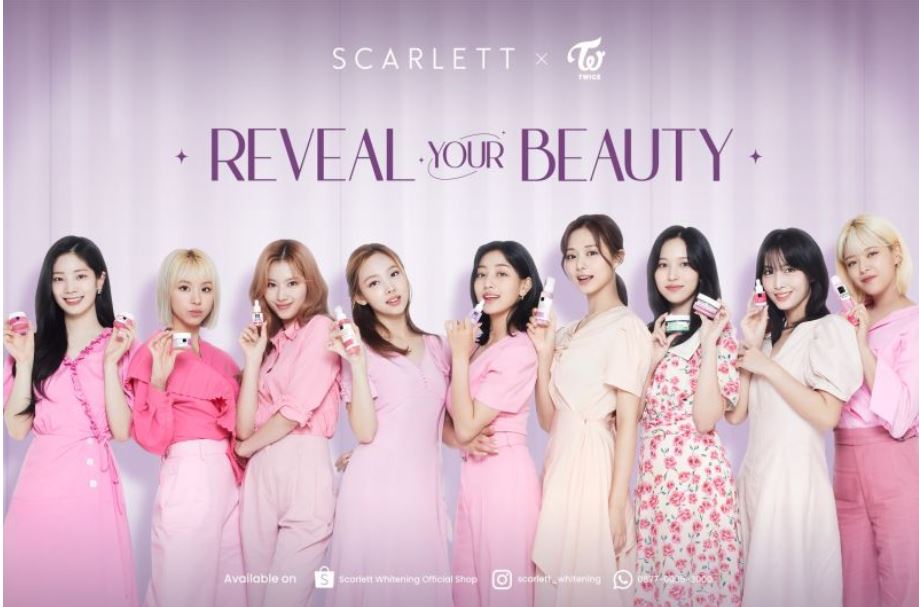 Grup idola K-pop Twice jadi star ambassador label Scarlett 