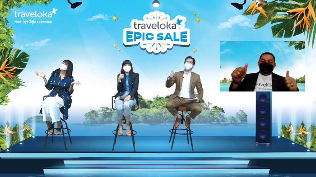 Para pembicara dalam konferensi pers  EPIC Sale.
