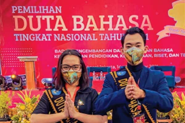 Duta Bahasa Nasional 2021, Irfan Taofik dan Florie Aurantia