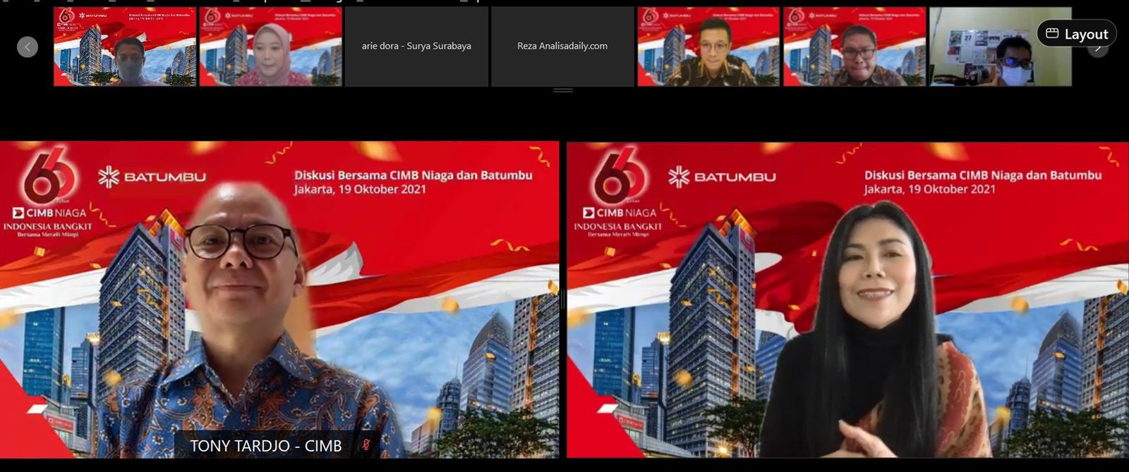 Dukung UMKM Bangkit, CIMB Niaga dan Batumbu Perkuat Kolaborasi