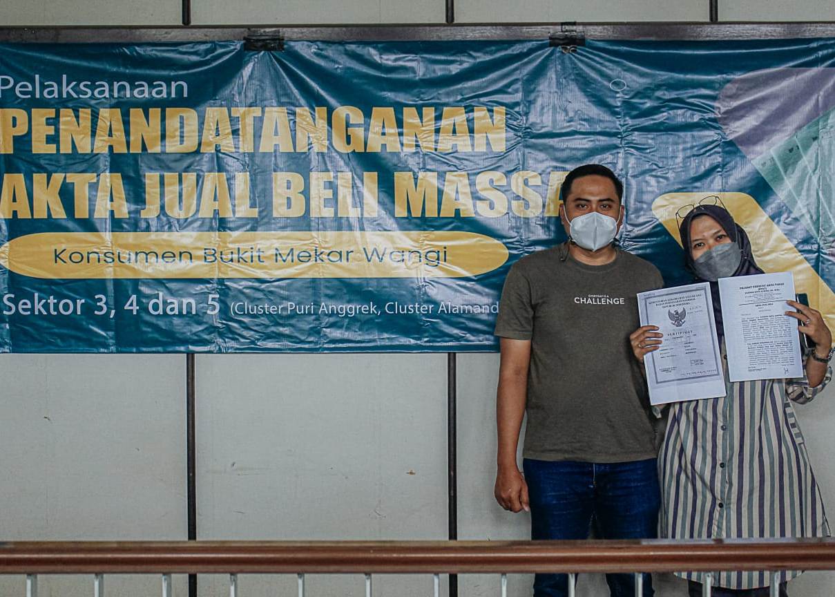 Di Tengah Pandemi, Manakib Realty Serah Terima Rumah Massal