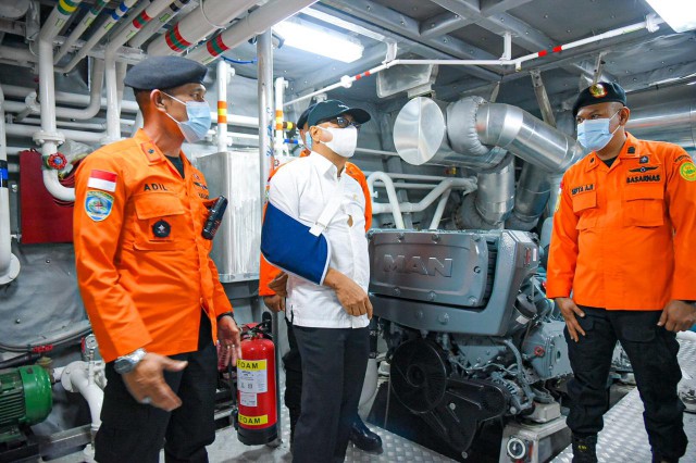 Wakil Ketua Komisi V DPR RI Syarief Abdullah Alkadrie memimpin Tim Kunspek Komisi V DPR RI ke Kantor Bassarna Provinsi Banten, Jumat (1/10).