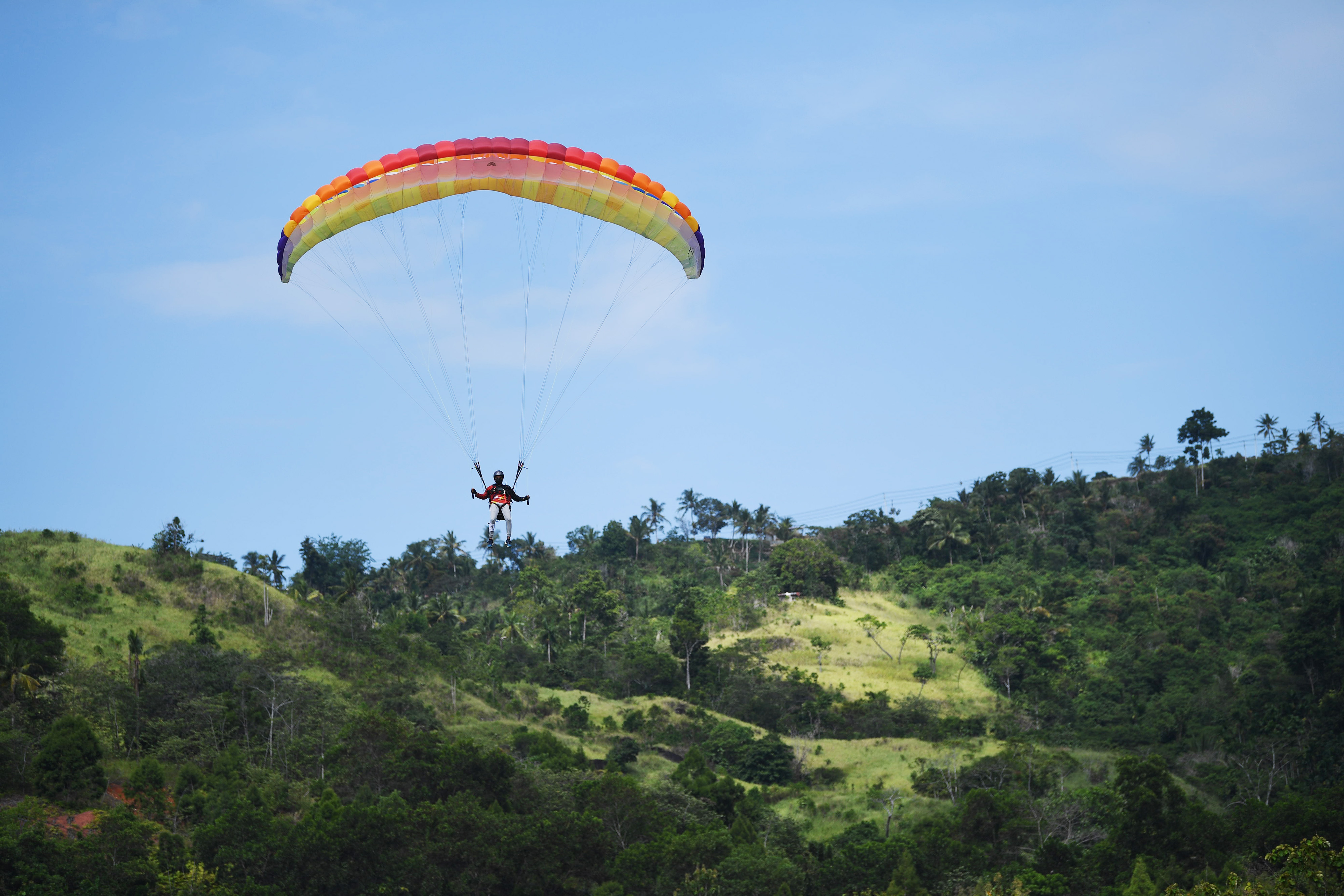 Pertandingan Paralayang di PON XX Papua