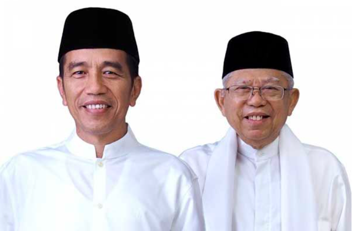 Joko Widodo dan Ma'ruf Amin.