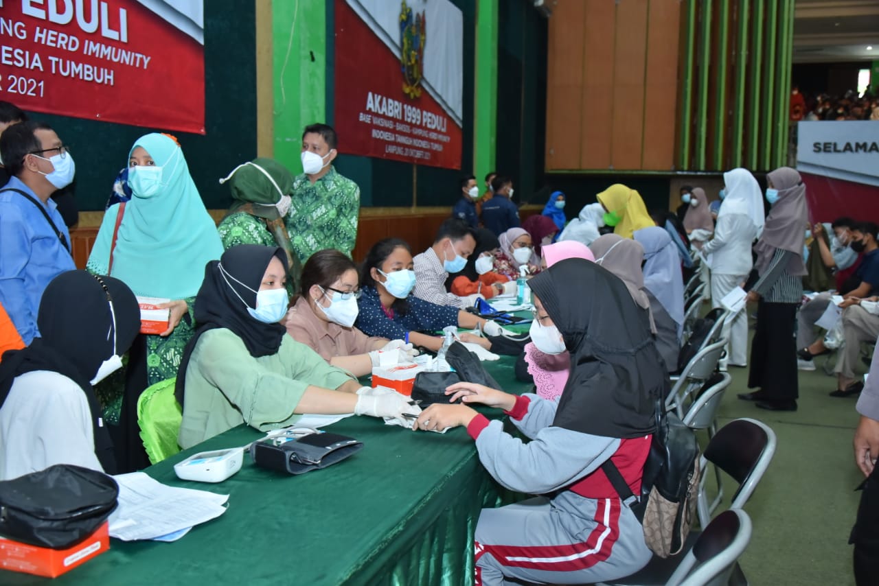 Polda Lampung Telah Suntikan 51.444 Dosis Vaksin Covid-19