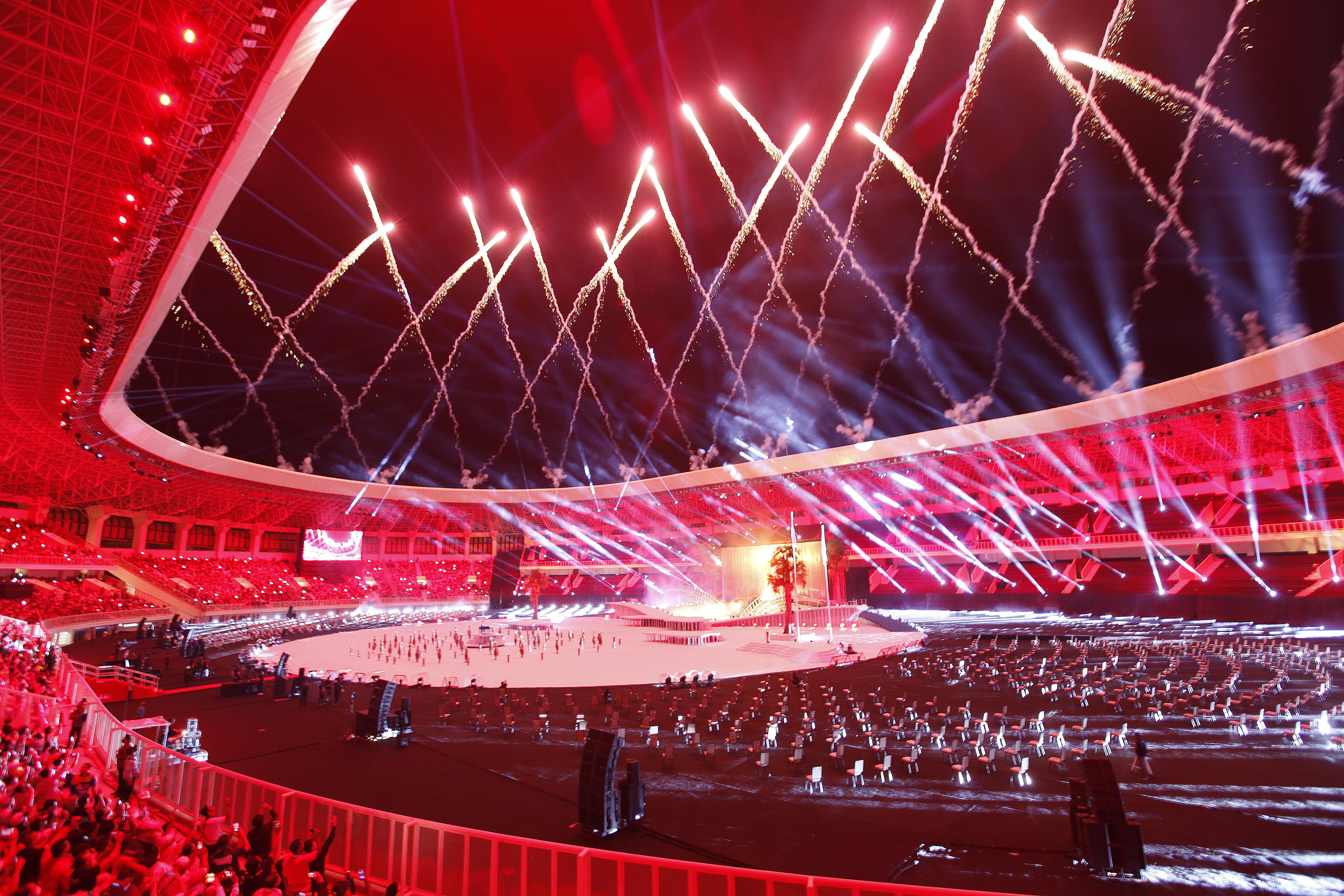 Upacara penutupan PON XX Papua di Stadion Lukas Enembe