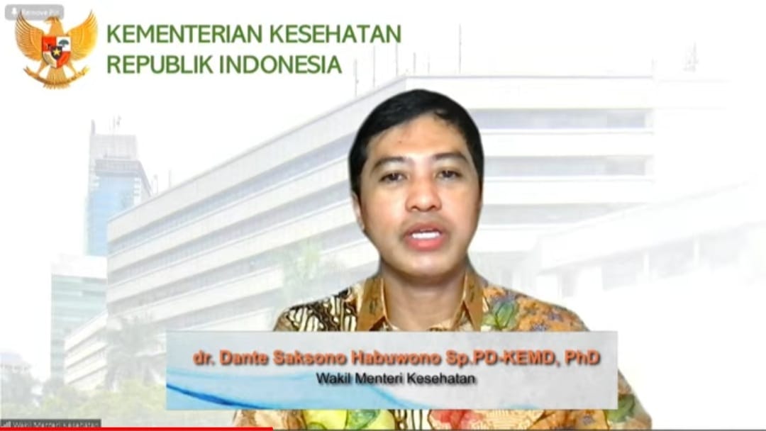 Wakil Menteri kesehatan Dante Saksono Habuwono dalam STBM Award 2021