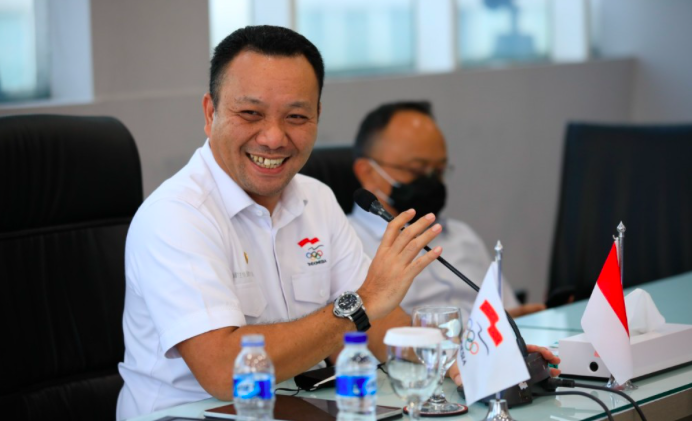 Sekjen Komite Olimpiade Indonesia (NOC Indonesia) Ferry J Kono 